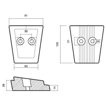 PIASTRA IN ALLUMINIO