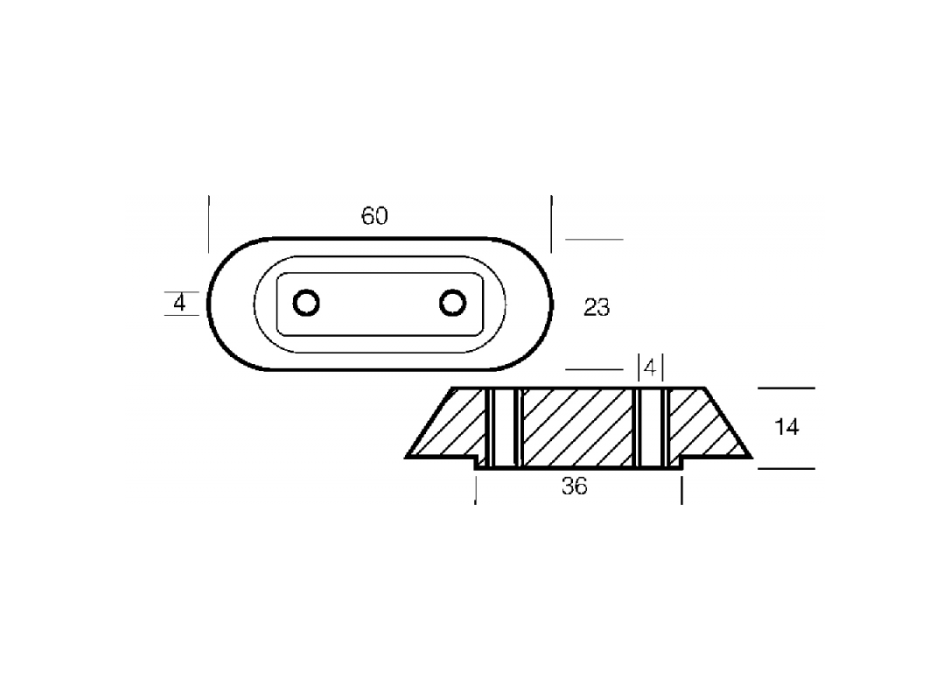 PIASTRA IN ALLUMINIO