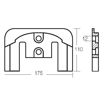 PIASTRA IN ALLUMINIO