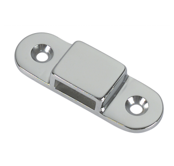 PIASTRA PORTA GANCIO OTTONE MM.85X28X14