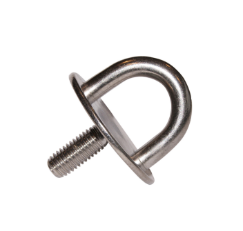 PIASTRA TONDA CON CAVALLOTTO Ø 8MM.