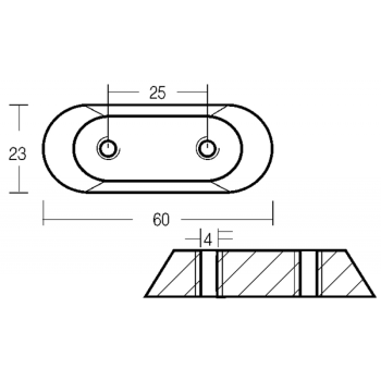 PIASTRINA IN ALLUMINIO