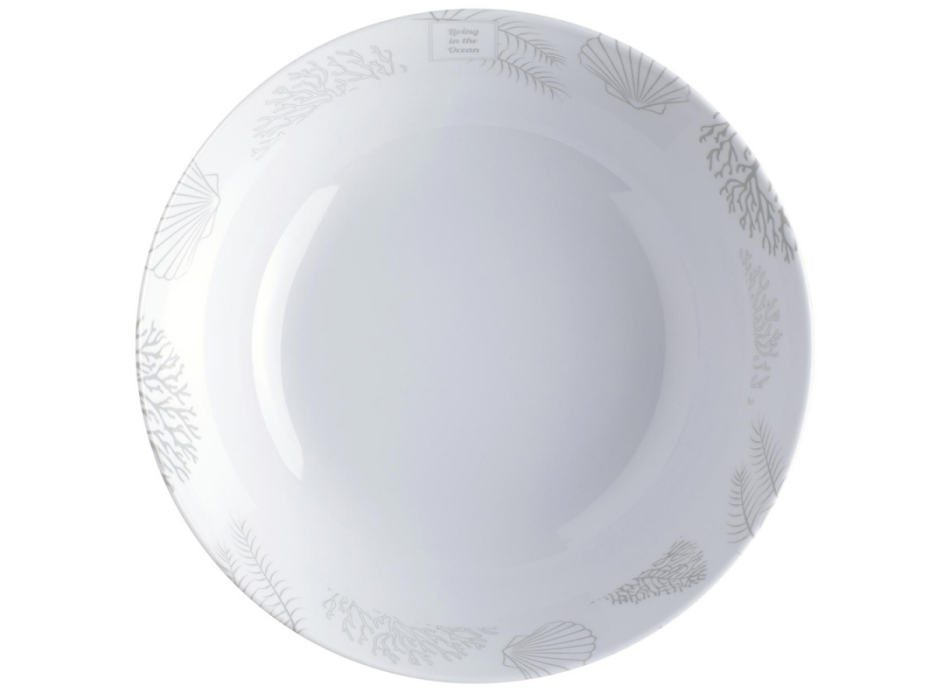 PIATTI FONDI Ø CM 19 - SET 6 PEZZI