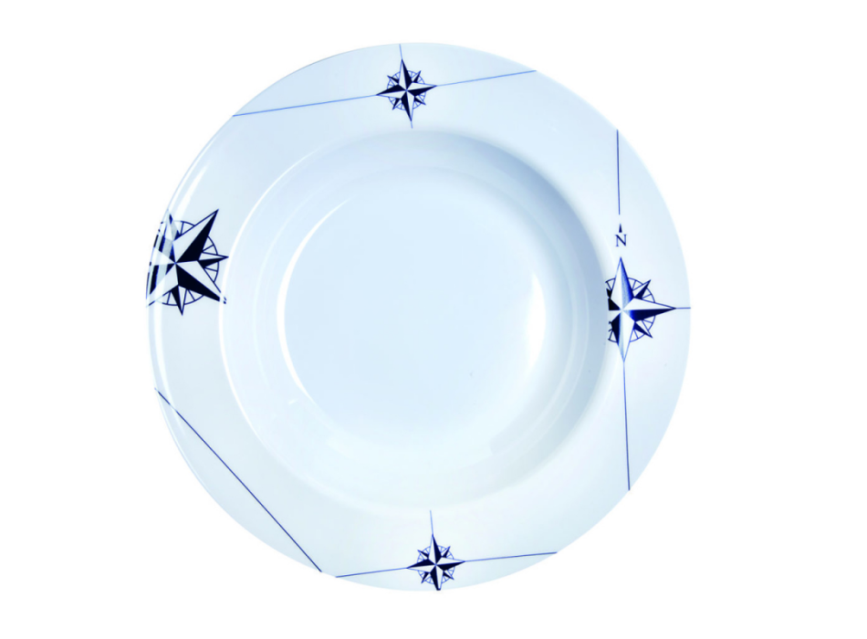 PIATTI FONDI Ø CM 22,5 - SET 6 PEZZI