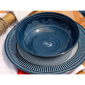 PIATTI FONDI Ø CM 22 - SET 6 PEZZI