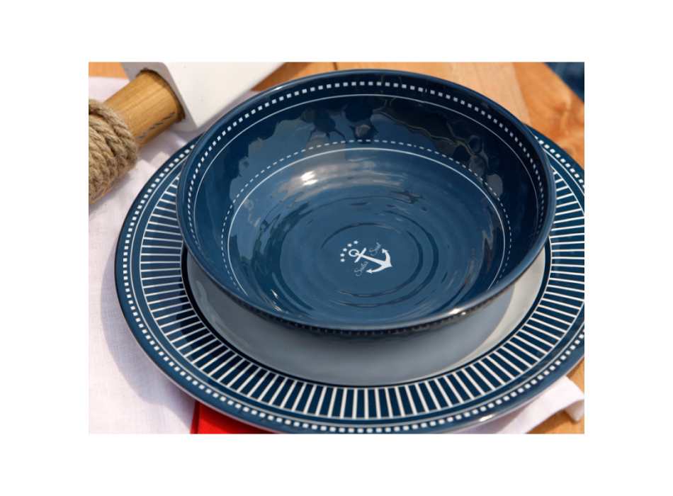 PIATTI FONDI Ø CM 22 - SET 6 PEZZI