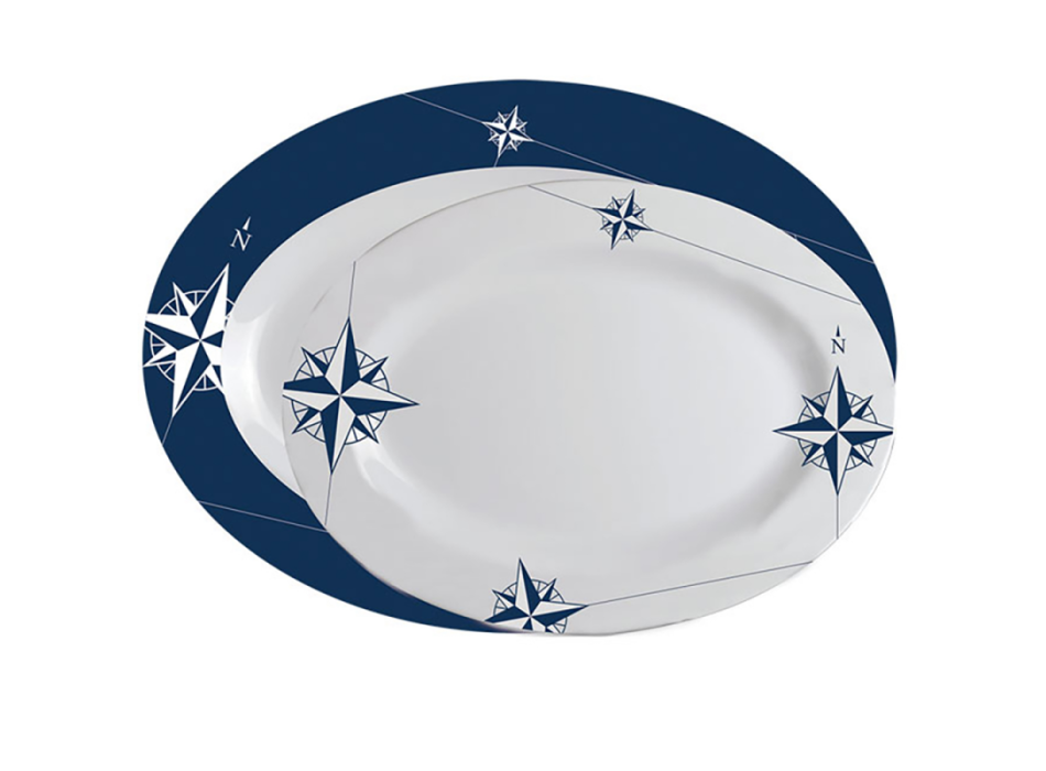 PIATTI OVALI SET 2 PEZZI