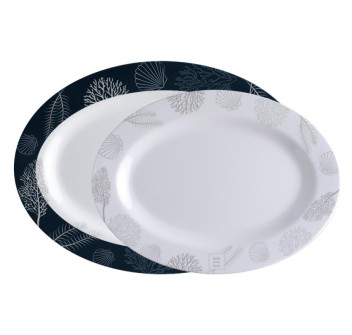 PIATTI OVALI SET 2 PEZZI