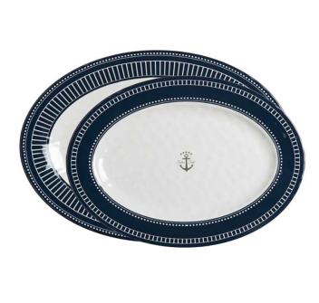 PIATTI OVALI SET 2 PEZZI