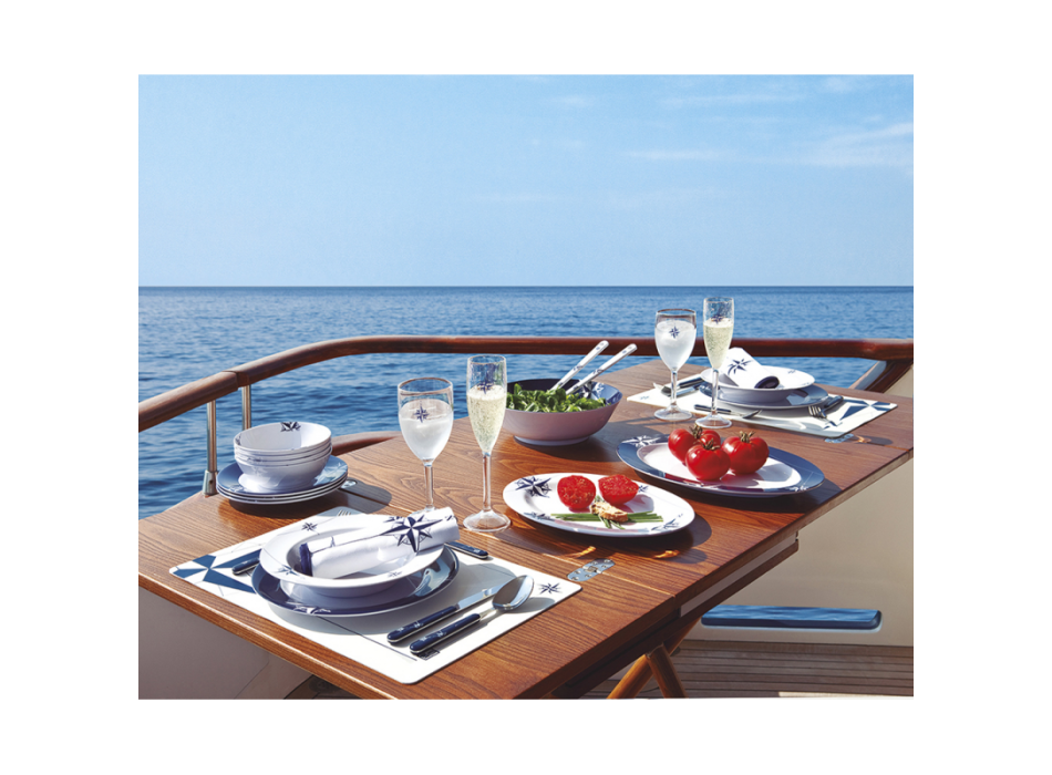 PIATTI PIANI Ø CM 25 - SET 6 PEZZI