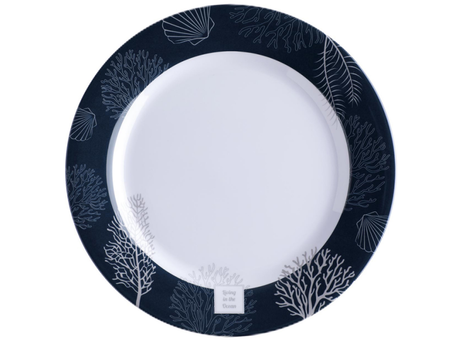 PIATTI PIANI Ø CM 25 - SET 6 PEZZI