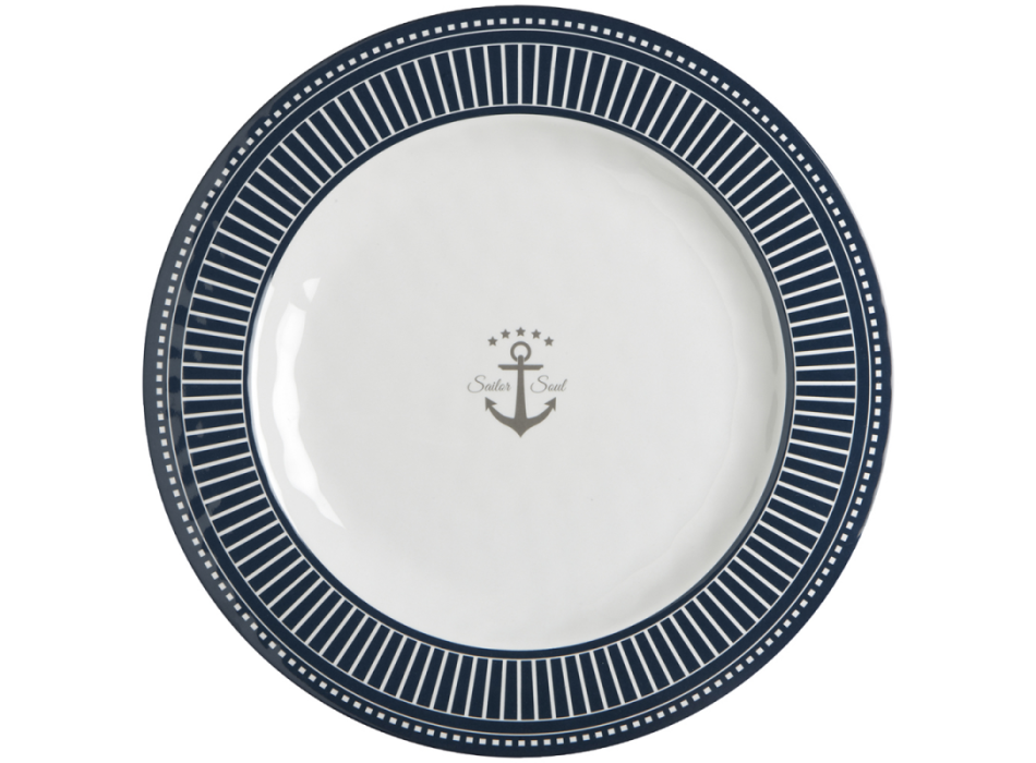 PIATTI PIANI Ø CM 28 - SET 6 PEZZI