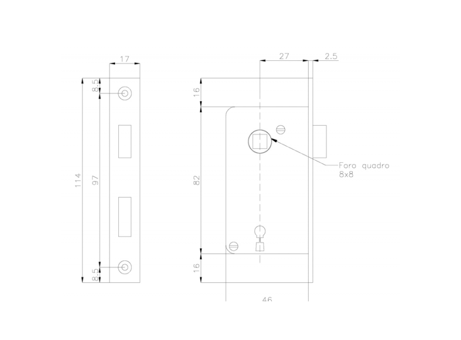 PLACCA IN OTTONE CROMATO