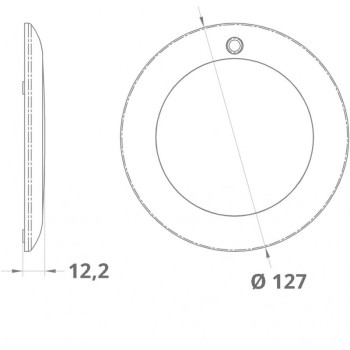 PLAFONIERA A LED BIANCHI E ROSSI