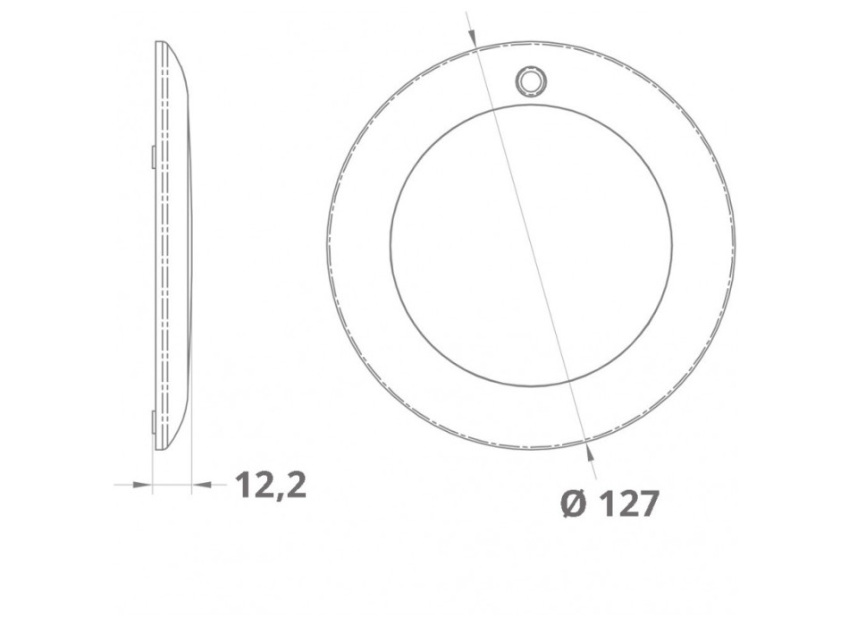PLAFONIERA A LED BIANCHI E ROSSI