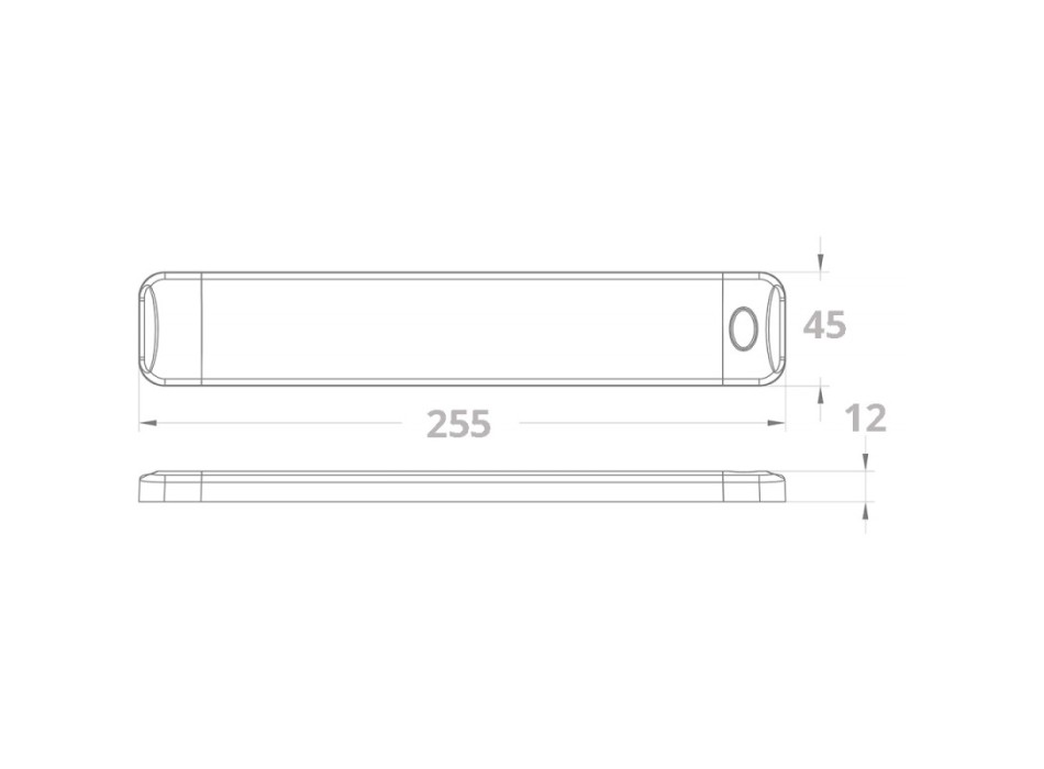 PLAFONIERA A LED BIANCI/BLU 10-30V