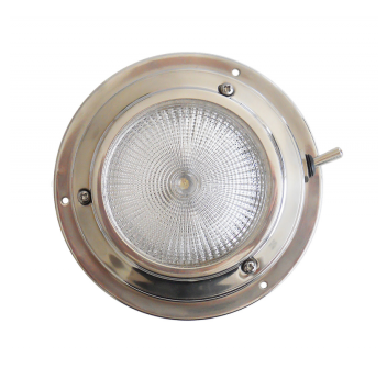 PLAFONIERA A LED INOX Ø MM.140 x 40h