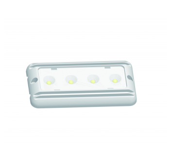 PLAFONIERA IN ALLUMINIO A 4 LED