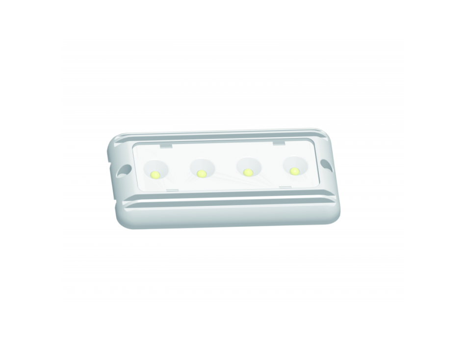 PLAFONIERA IN ALLUMINIO A 4 LED