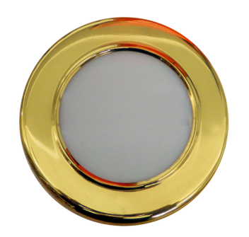 PLAFONIERA IN OTTONE LUCIDO