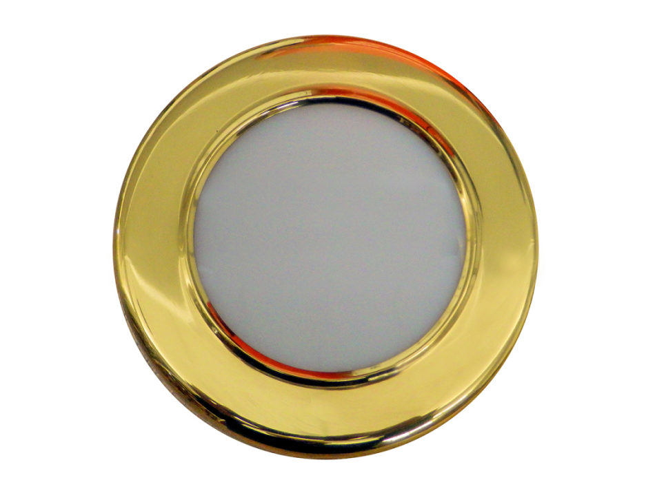 PLAFONIERA IN OTTONE LUCIDO