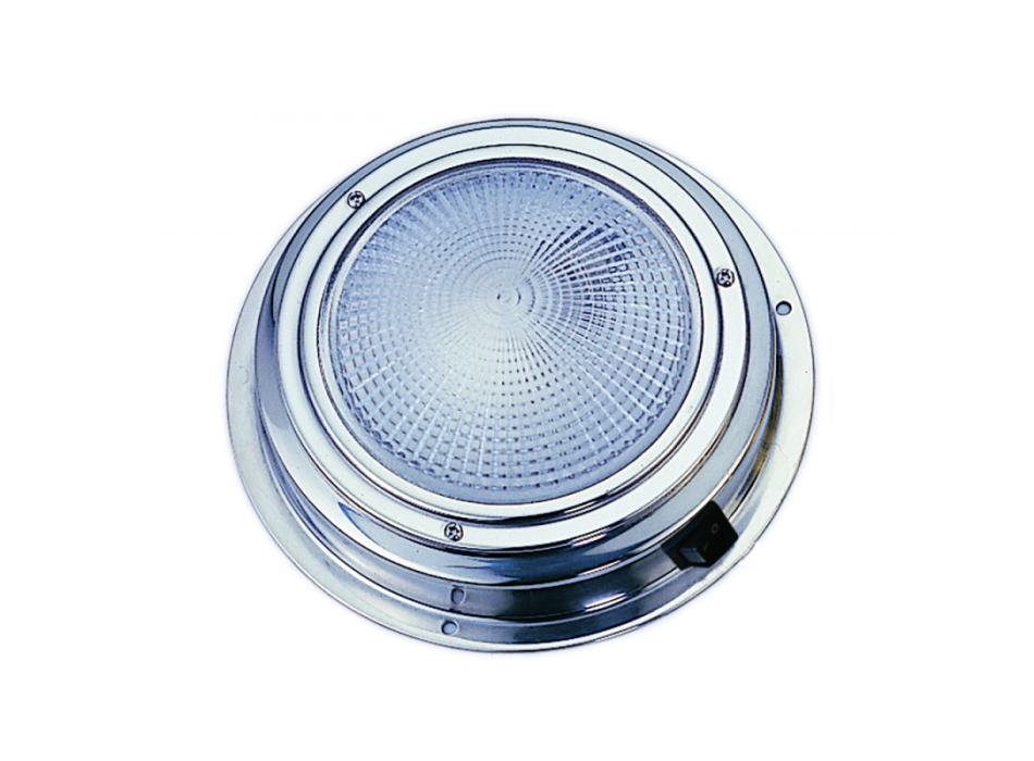 PLAFONIERA INOX Ø MM.175x60h