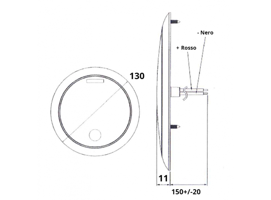 PLAFONIERA TOUCH A LED