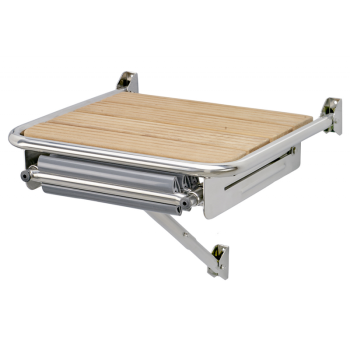 PLANCETTA DI POPPA IN TEAK CON SCALETTA