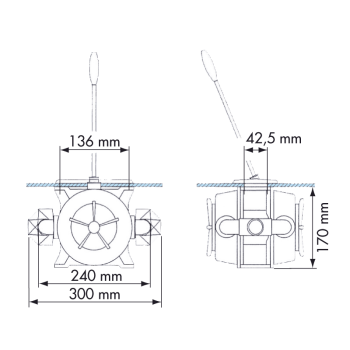POMPA A MANO DOPPIO EFFETTO