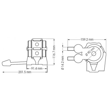 POMPA A PEDALE DOPPIA AZIONE