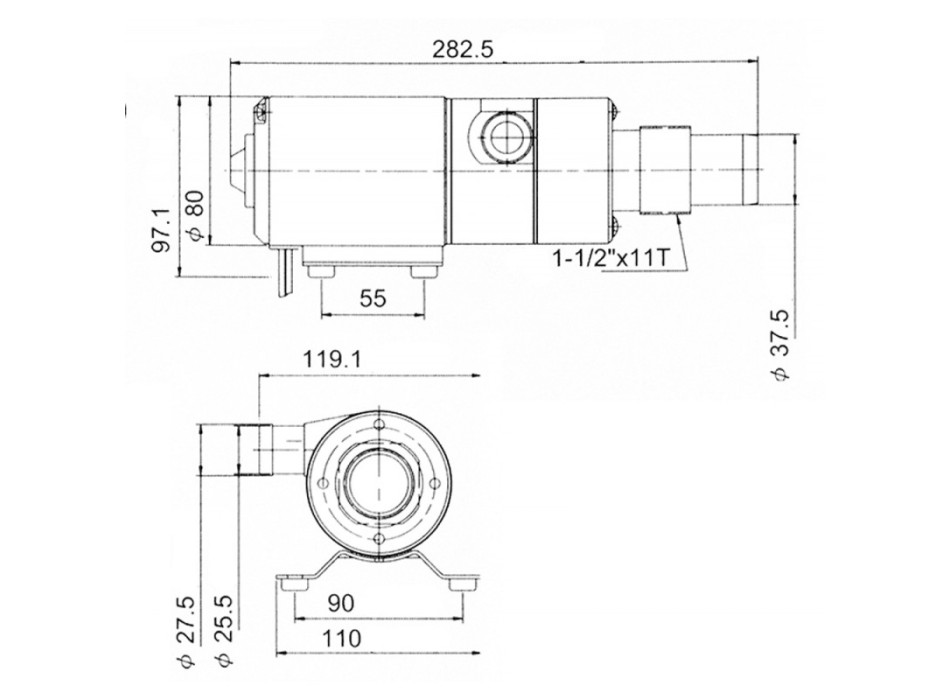 POMPA MACERATRICE TMC 12 V.