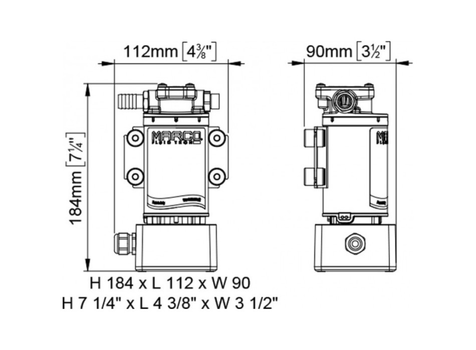 POMPA OCK1-E 12/24 V.