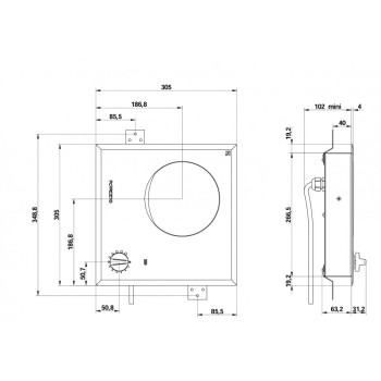 PORTA PENTOLE INFINITE 1 FUOCO