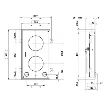 PORTA PENTOLE INFINITE 2 FUOCHI