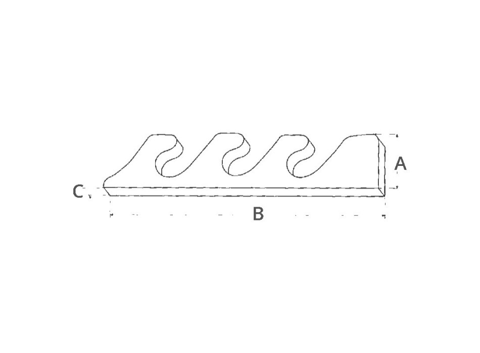 PORTACANNA A PARETE 2 POSTI