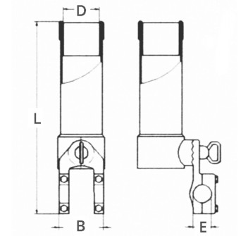 PORTACANNA ORIENTABILE PER PULPITI