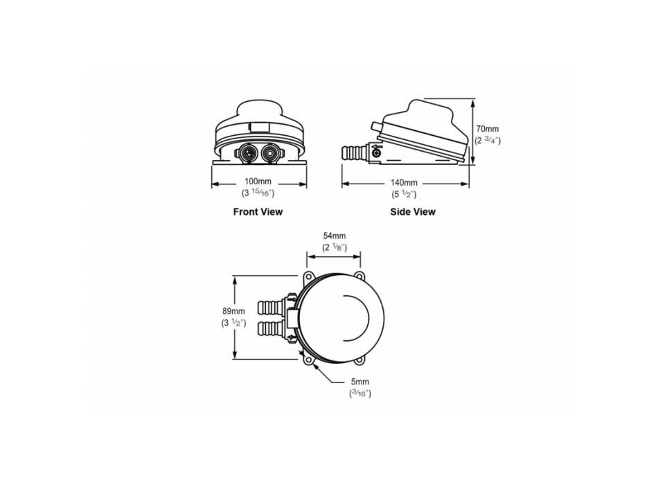 PORTATA LT/MIN 8 - USCITA Ø 1/2