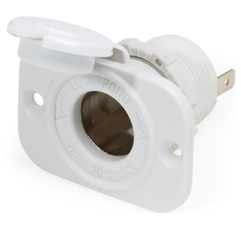 PRESA ACCENDISIGARI 12V. BIANCA