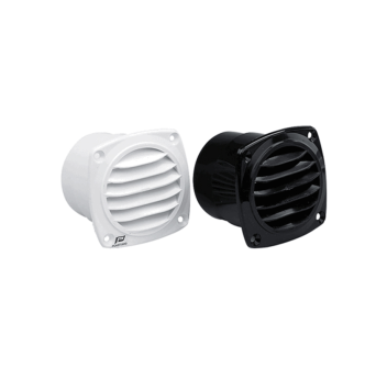 PRESA ARIA IN PLASTICA NERA MM.82X82