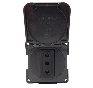 PRESA ITALIANA 230 V. CON CAPPUCCIO