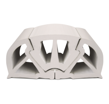 PROFILO BUMPER 160 BIANCO MT 2