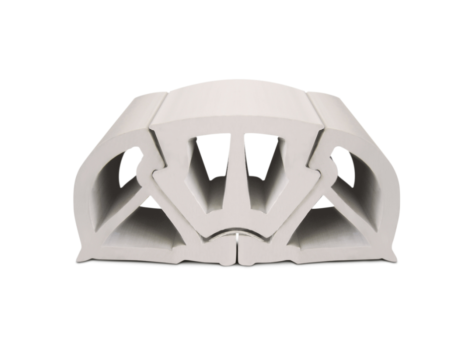 PROFILO BUMPER 160 BIANCO MT 2