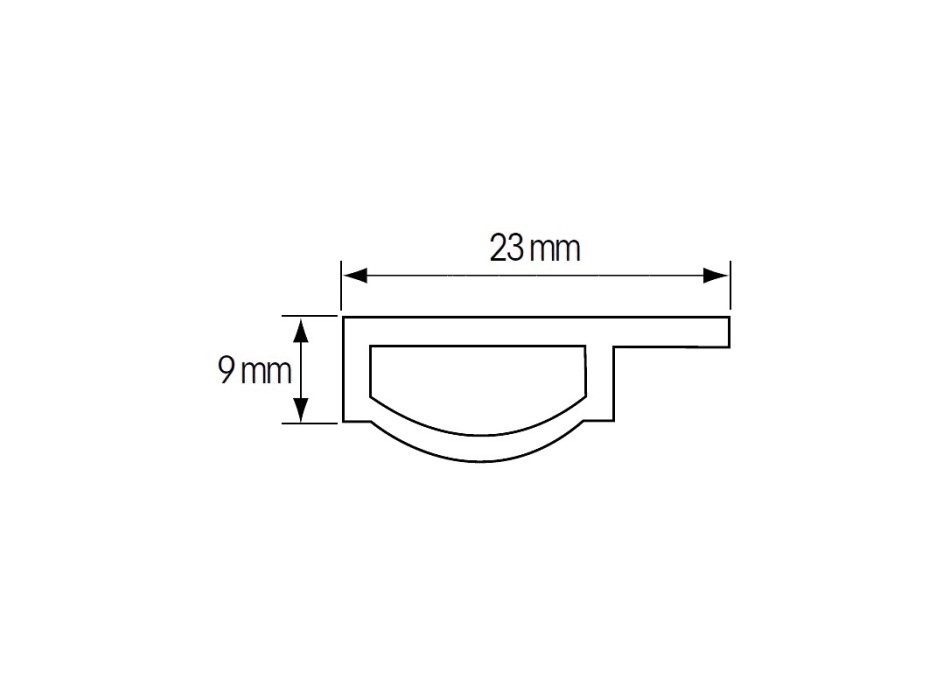 PROFILO LED MODELLO D