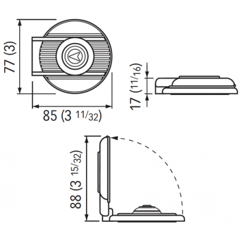 PULSANTE A PIEDE - GOMMA GRIGIA DISCESA DOWN