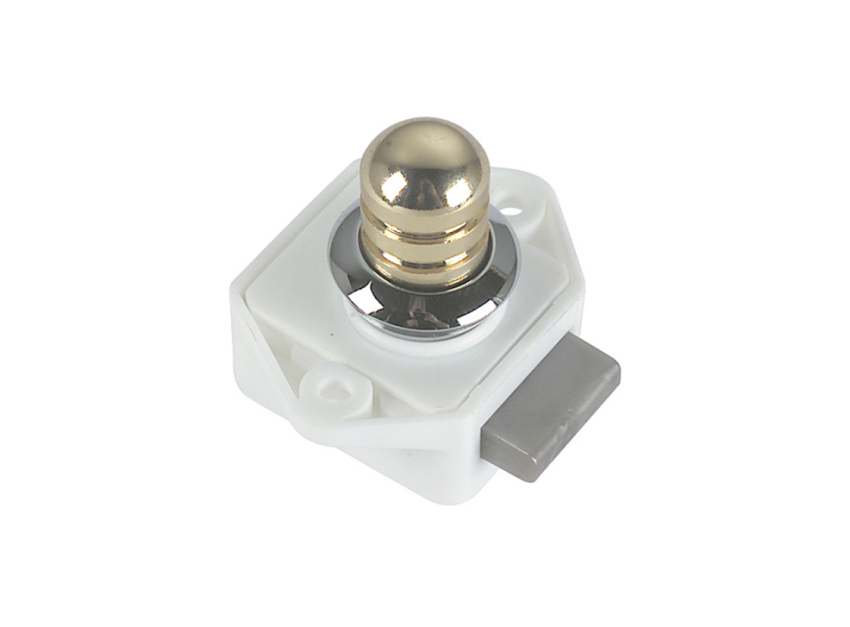 PULSANTE OTTONE CROMATO