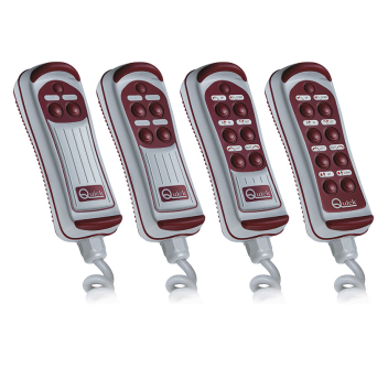 PULSANTIERA A 2 CANALI CON TORCIA LED