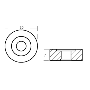 RONDELLA IN ALLUMINIO