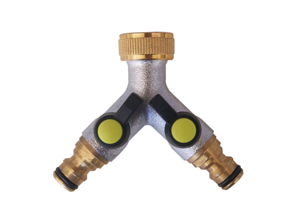 RUBINETTO A 2 VIE INDIPENDENTI 3/4