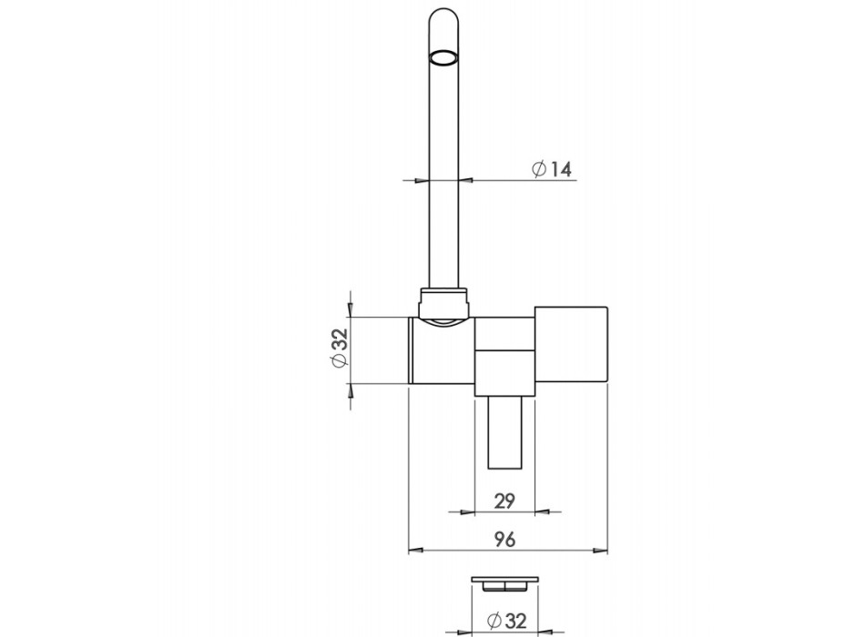 RUBINETTO CANNA ALTA