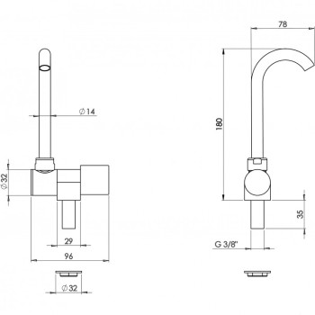 RUBINETTO CANNA BASSA